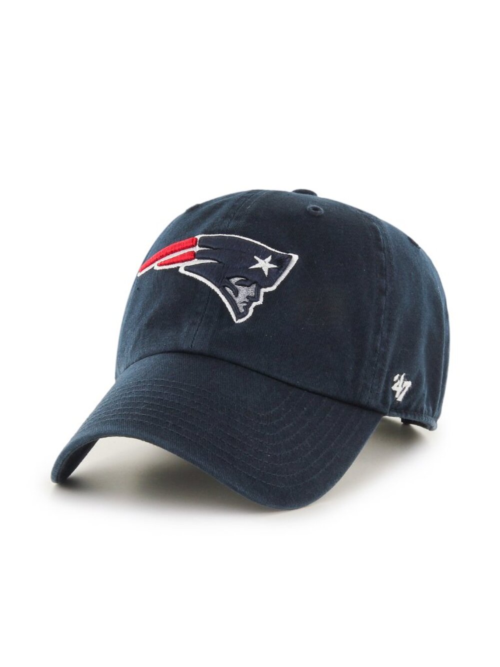 47 Mens New England Patriots Brand Navy Blue Cleanup Adjustable Hat